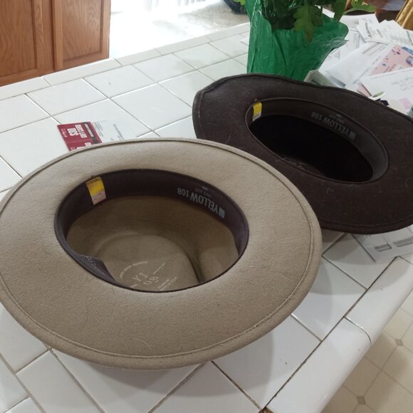 Yellow 108 Eastwood Brand Fedoras - Picture 4 of 4